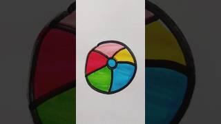 How to draw a ball  | Easy drawing #shorts #colors #drawingideas #skyart