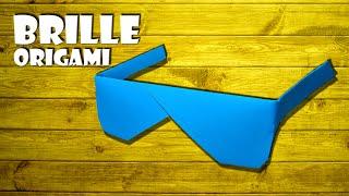 Brille Origami falten Spielzeug Sonnenbrille basteln mit A4 Papier -sunglasses origami fold DIY [4K]