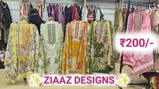 Ziaaz Designs collection daily wear cotton suit trending neck design suit ethnicwear online shopping