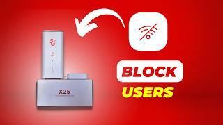 How to block users on Airtel Wifi Router