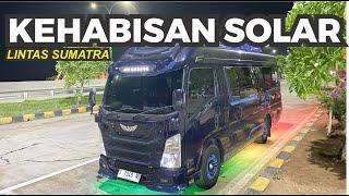 KEJAMNYA LINTAS SUMATRA, NYARIS KEHABISAN SOLAR !! Trip Elf AW Garage Pulang ke Jawa