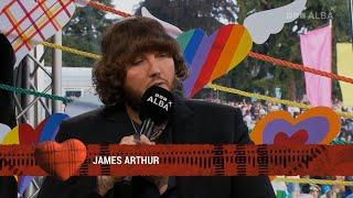 James Arthur - Interview, Train Wreck & Car's Outside @ Tartan Heart Festival, Belladrum