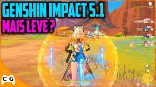 Genshin Impact 5.1 PC FRACO Jogo Ficou Mais Leve ?