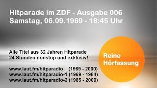 ZDF-Hitparade Ausgabe 006 - 06.09.1969 (Reine Hörfassung)