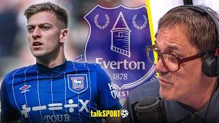 "REALLY GOOD viable option!" Cascarino claims Everton is the PERFECT MOVE for Liam Delap!