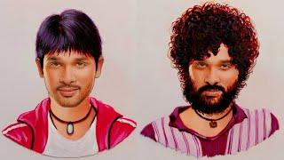 Allu Arjun's journey so far  | Kalakar Sanu Art 
