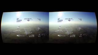 FPV-Flight with OSD-overlay for Oculus Rift DK1