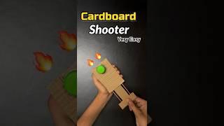 How to make cardboard shooter | cardboard toy | shooting toy #shorts