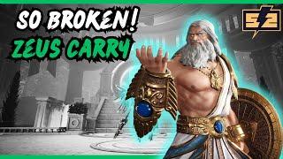 60K+ Damage! Smite 2 Zeus Carry Gameplay #smite2