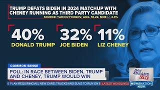 Poll: Trump would win in matchup with Cheney, Biden | Dan Abrams Live