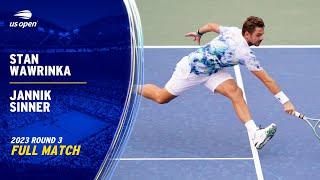 Stan Wawrinka vs. Jannik Sinner Full Match | 2023 US Open Round 3