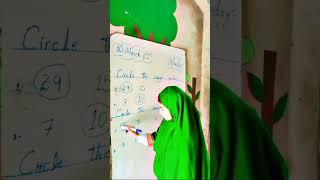  Largest & Smallest Number Activity | Mahdiya’s Math Learning on Whiteboard️ #viralshort #creative