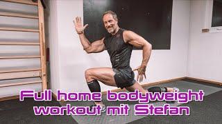 Full bodyweight home workout mit Stefan