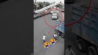 truck accident video 2023 vs bike accident video YouTube shorts #shorts #youtubeshort #viral