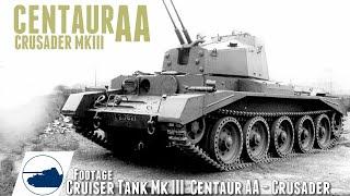 Rare WW2 Centaur - Crusader AA MKIII - Footage.