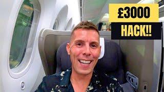 Backpacker’s FREE £3000 BUSINESS CLASS FLIGHT | BA Club World Full Review  ️ 