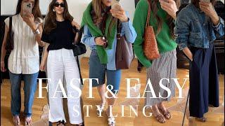 My Go-To Outfit Ideas | Tons of Outfit Inspirations | Getting Ready Fast & Easy