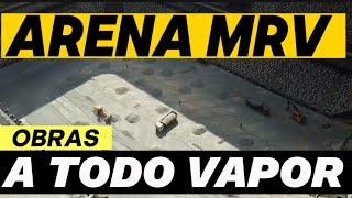 ARENA MRV OBRAS CAMPO ESTA A TODO VAPOR.