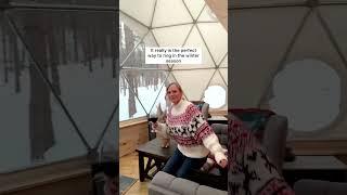 These Glamping Domes are the Perfect Winter Getaway in Ontario! #travel #glamping #canada