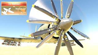 Grinding Canberra using Wyvern  TURBOPROP Counter-rotating propellers