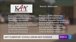 Katy elementary schools ranked among best in region