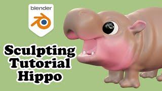 Hippo Sculpting Tutorial - Blender