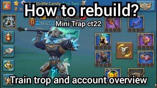 Lords Mobile Mini Trap CT22 | how to make 1M trop 1 day for f2p