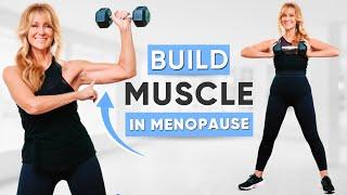 30 Minute Full Body Dumbbell Strength Workout [Menopause Muscle Workout]