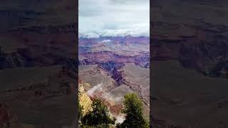 The Grand Canyon cloud inversion! Have you been on a cloudy day? #Arizona #GrandCanyon