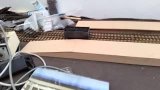 Building platforms for West Green Railway O gauge in the garden