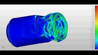 Top load Can Crush Simulation - Inventor Nastran Explicit Dynamics FEA