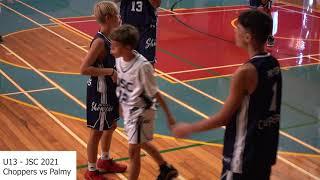 Game 5 U13b Choppers vs Palmy Junior Hoopnation 2021