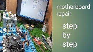 motherboard kaise banaye Hindi me |motherboard repair step by step|repair desktop motherboard