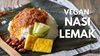 Most authentic vegan Nasi Lemak Bungkus - 椰酱饭