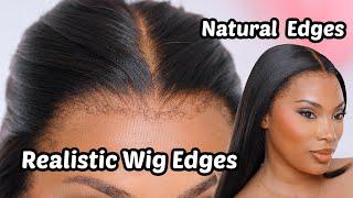 THE MOST NATURAL LOOKING WIG | REALISTIC TEXTURED EDGES !  #NATURAL HAIR | HAIRVIVI