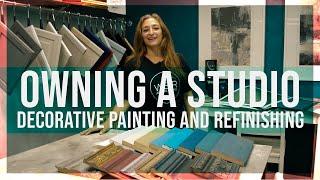 What Its Like Owning a Furniture Refinishing Studio // Weir Art Studio Tour