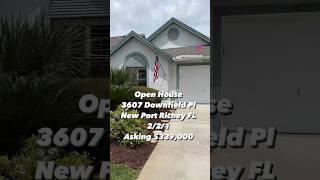 An Open House tour of 3607 Downfield Pl New Port Richey FL. #realestate #homeforsale