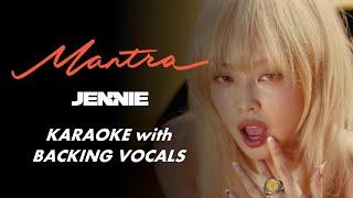 JENNIE -  MANTRA -  KARAOKE WITH BACKING VOCALS