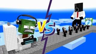 Minecraft Mobs : SKIBIDI RUNNER CHALLENGE 2 - Minecraft Animation