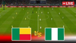 LIVE : BENIN vs NIGERIA | Africa Cup of Nations Qualifiers | Full Match | PES Game Simulation