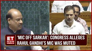 Mic Off Sarkar: Rahul Gandhi's Mike Mute Remark on NEET Sparks Clash with Lok Sabha Speaker Om Birla