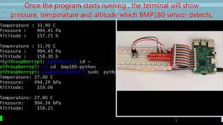 lesson 18: BMP180 Digital Pressure Sensor with Raspberry Pi