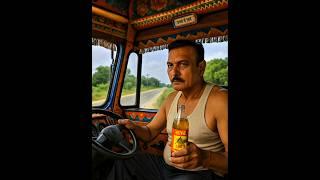 Indian cricketers as a truck driver #shorts #cricket #indiancricketer #truckdriver #viral