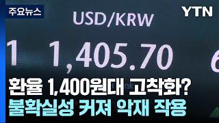 외환당국 '구두개입'에도...원달러 환율 여전히 고공행진 / YTN