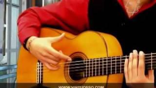 Técnicas de guitarra flamenca - Rasgueo de abanico