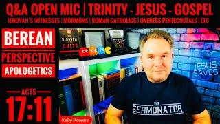 Apologetics for Christians Q&A on the Trinity - Jesus Christ - the Gospel - Cults
