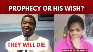 PASTOR ENOCH ADEBOYE'S STRANGE PROPHECIES FOR 2025.