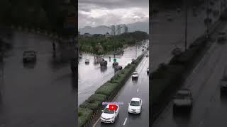 Rain Drained Mesmerising Islamabad| Rainfall in Islamabad| #fypシ #viralshort #viral #foryou