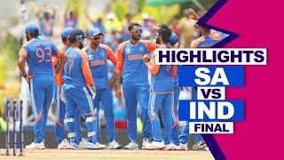 Thrilling Last 5 Overs Of T20 Cricket World Cup Final 2024 | Trophy Celebration