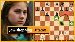 Judit Polgar's Most Brutal Attack Ever